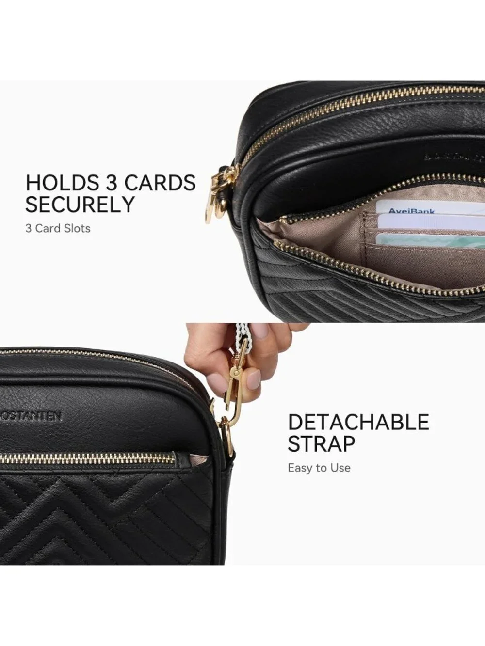 Women's Brown Leather Crossbody Purses Shoulder Handbags with Wide Strap